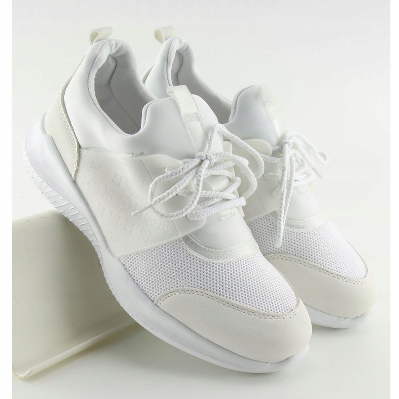 Bianco ultraleggero BY-069 Scarpe sportive bianche 2