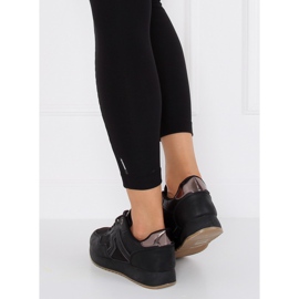 Nero KB-091 Scarpe sportive nere 1