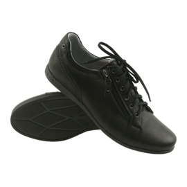 Scarpe casual da uomo Riko 856 nero 4