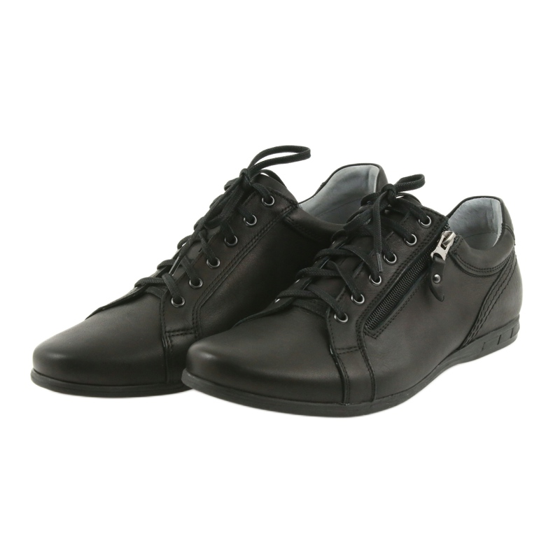Scarpe casual da uomo Riko 856 nero 3