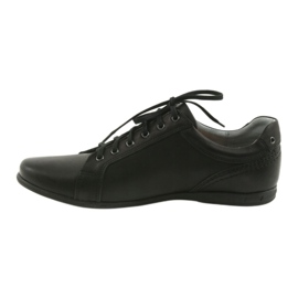 Scarpe casual da uomo Riko 856 nero 2