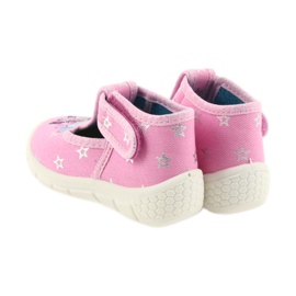 Scarpe per bambini Befado 531P009 pantofole grigio rosa 3