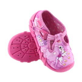 Scarpe per bambini Befado Pantofole 110P350 rosa 4