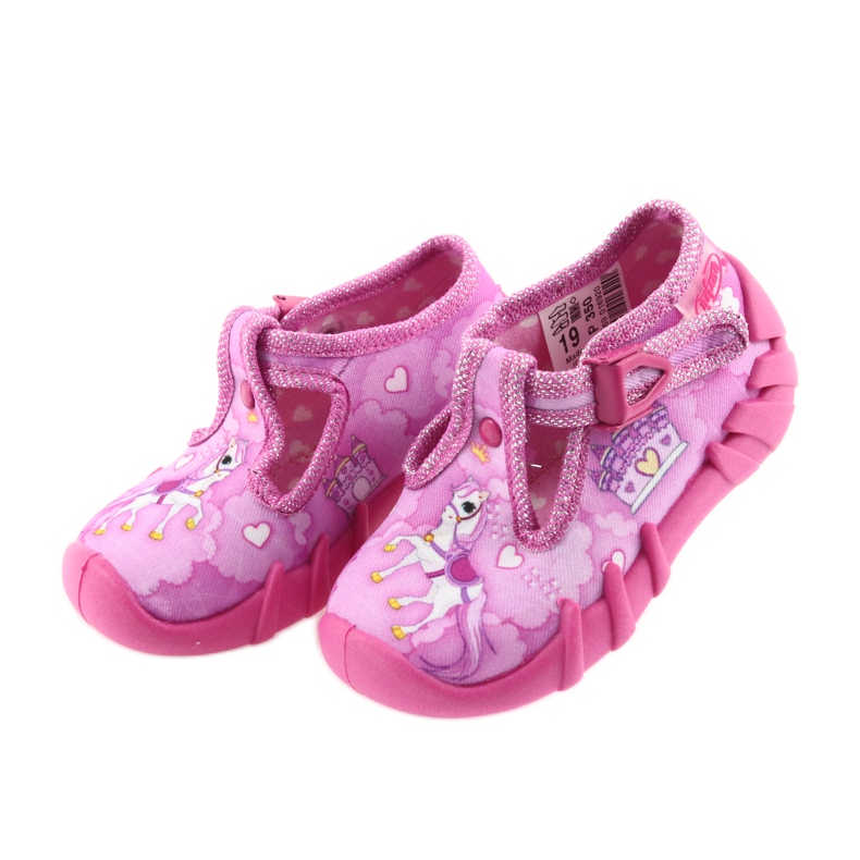 Scarpe per bambini Befado Pantofole 110P350 rosa 3