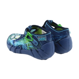 Scarpe per bambini Befado pantofole 110P339 blu verde blu navy 4