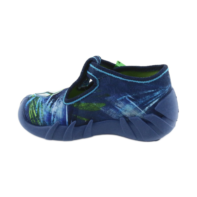 Scarpe per bambini Befado pantofole 110P339 blu verde blu navy 2
