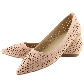 Ballerine rosa traforate 127-25 Rosa 2