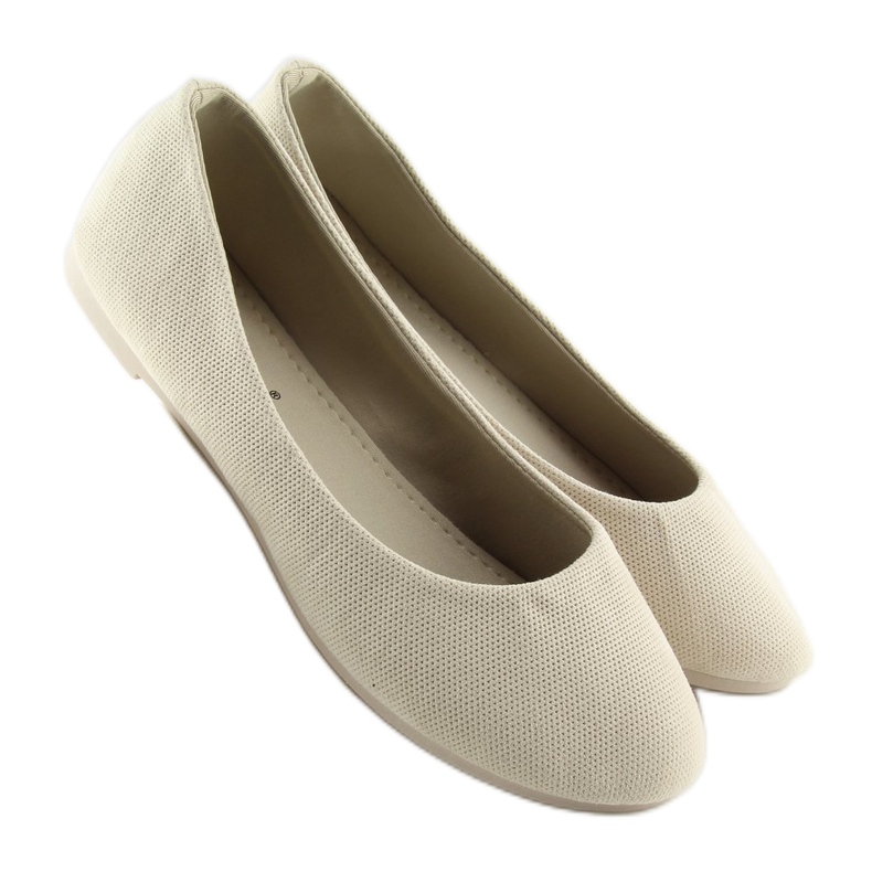Ballerine beige da donna JX1018 Beige 1