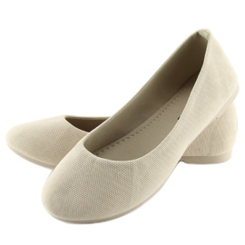 Ballerine beige da donna JX1018 Beige 2