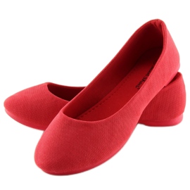 Ballerine rosse da donna JX1018 Red rosso 2