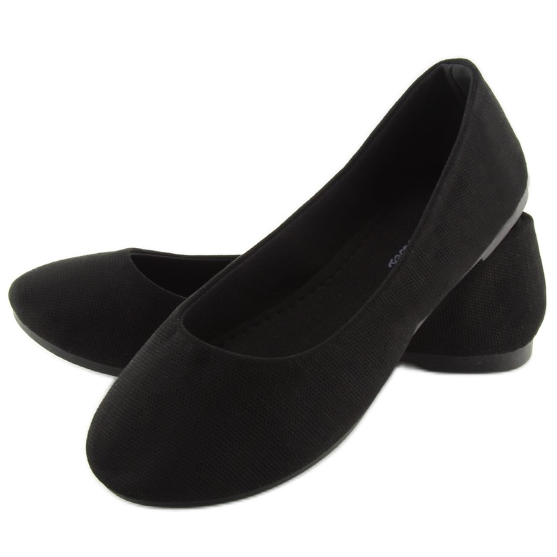 Ballerine da donna nere JX1018 Black nero 2
