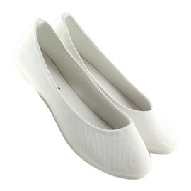 Ballerine da donna bianche JX1018 White bianca 1