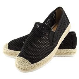 Espadrillas nere da donna 6602 Black nero 1