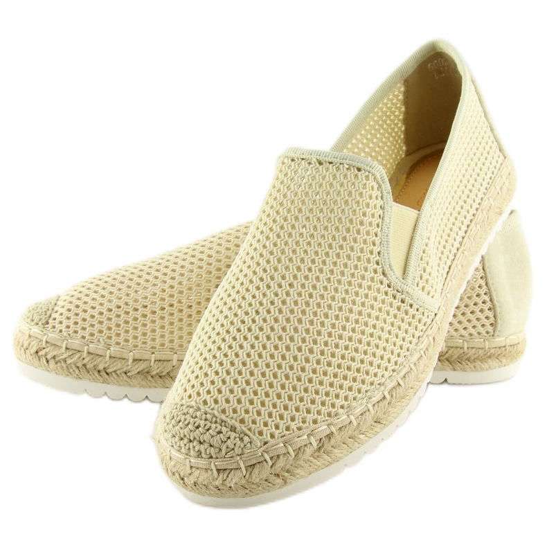 Espadrillas beige da donna 6602 Beige 1