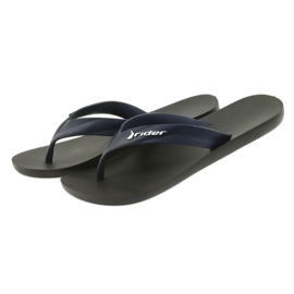 Rider Infradito scarpe uomo blu navy nero 4
