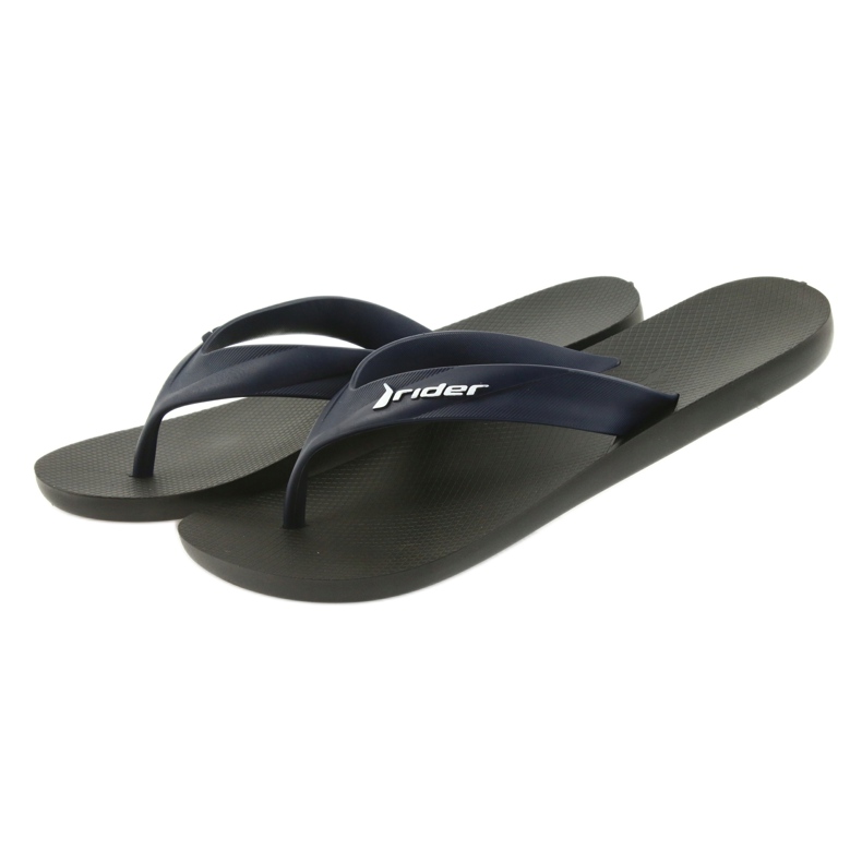 Rider Infradito scarpe uomo blu navy nero 4
