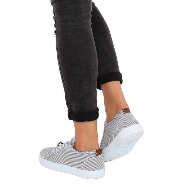 Sneakers a righe nere JX70P Black nero 2