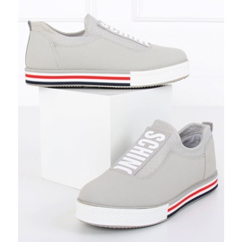 Sneakers grigie da donna grigie NB269P Grey grigio 2