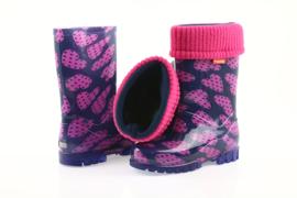 Demar Galoshes scalda i cuori dei calzini rosa blu navy 6