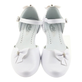 Miko ballerine comunione bambini bianche bianca 3