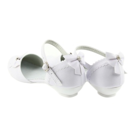 Miko ballerine comunione bambini bianche bianco 2