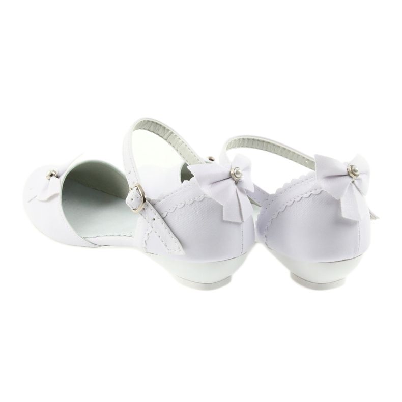 Miko ballerine comunione bambini bianche bianca 2