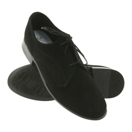 Scarpe per bambini Miko, scarpe da comunione in camoscio, nere nero 3