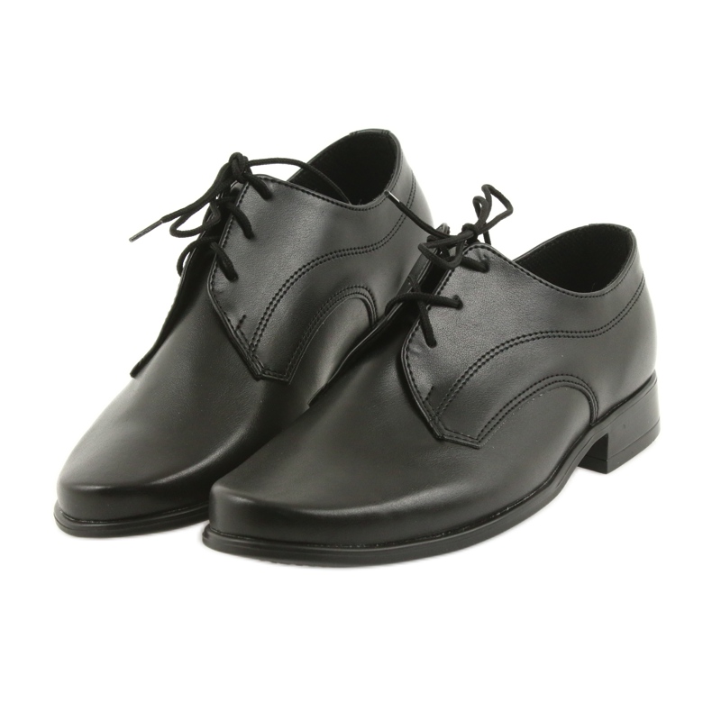 Scarpe Miko, scarpe per bambini, comunione ragazzi nero 4