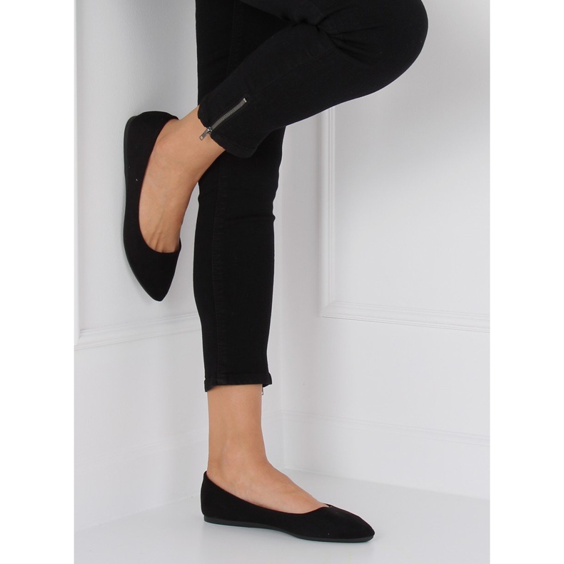 Ballerine punta mandorla nere WD39P Black nero 1