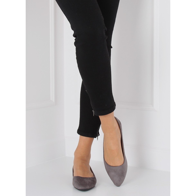 Ballerine naso grigio mandorla WD39P Grey 2