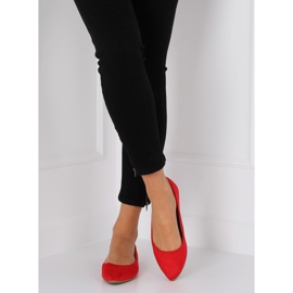 Ballerine rosso mandorla punte WD39P Red 2