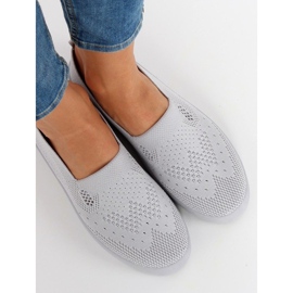Sneakers traforate grigie JX63P Grey grigio 1