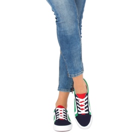 Sneakers multicolor da donna BL156 Navy multicolore 1