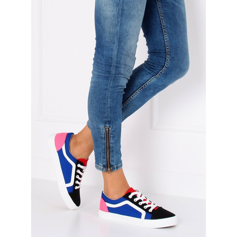 Sneakers multicolor da donna BL156 Black multicolore 2