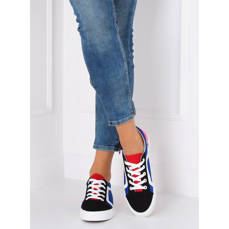 Sneakers multicolor da donna BL156 Black multicolore 1