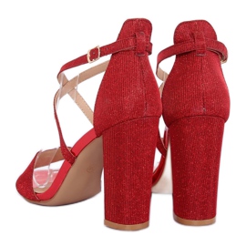 Sandali sul palo rosso NC791 Red 1