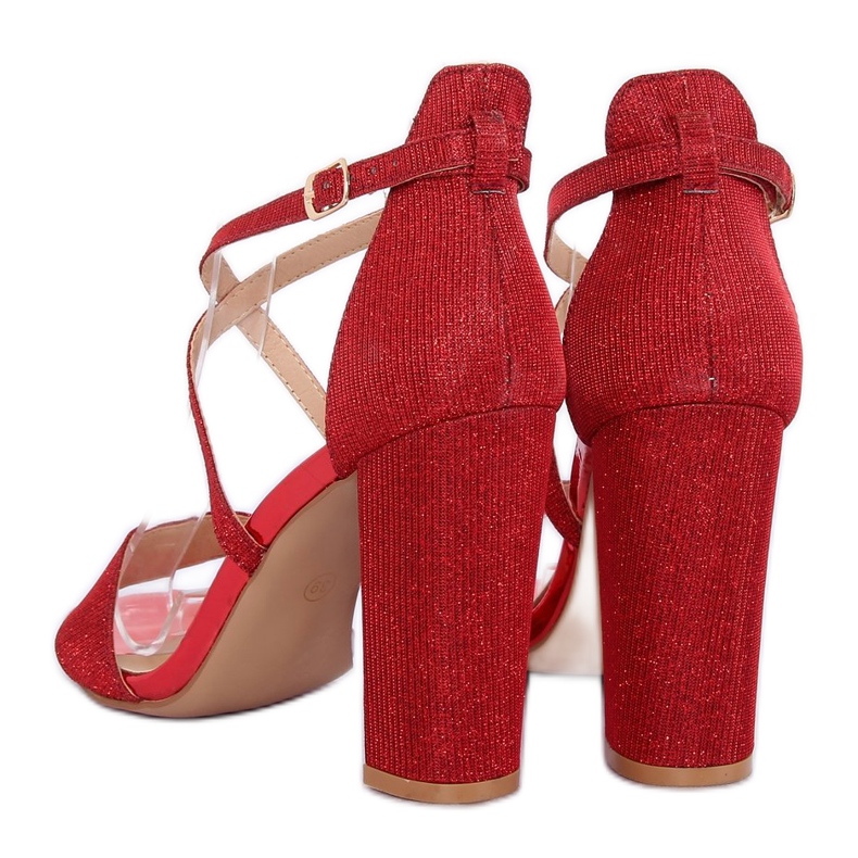 Sandali sul palo rosso NC791 Red 1