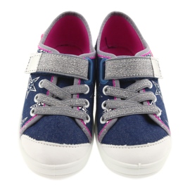 Befado scarpe per bambini pantofole sneakers 251X113 grigio rosa blu navy 5
