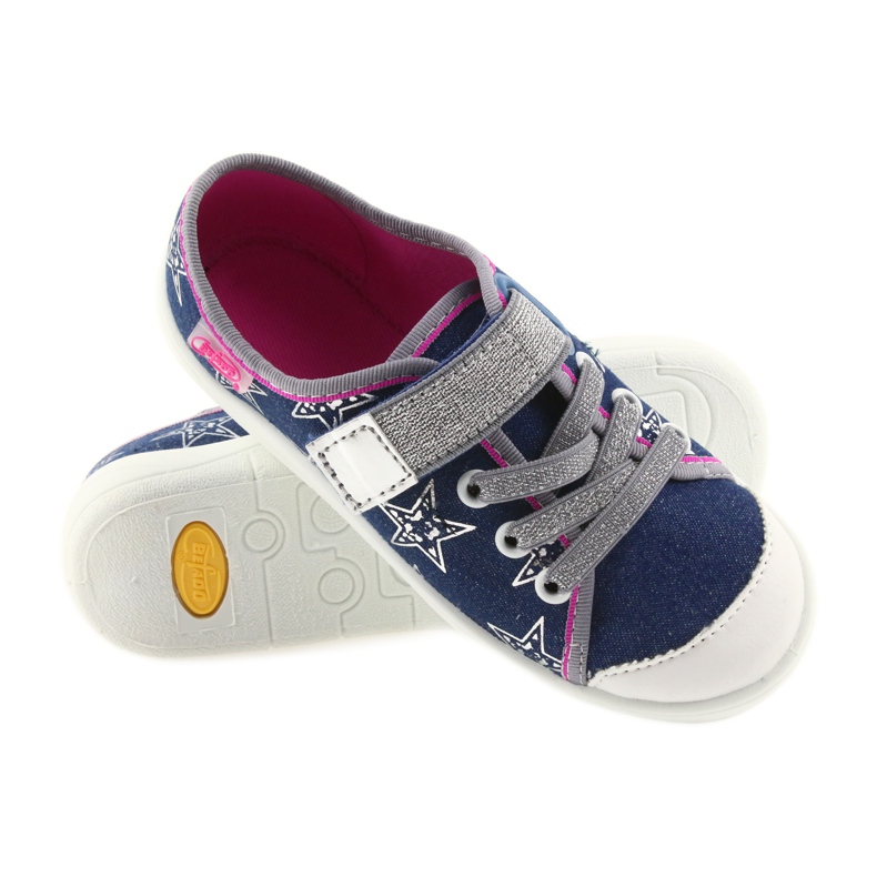 Befado scarpe per bambini pantofole sneakers 251X113 grigio rosa blu navy 4