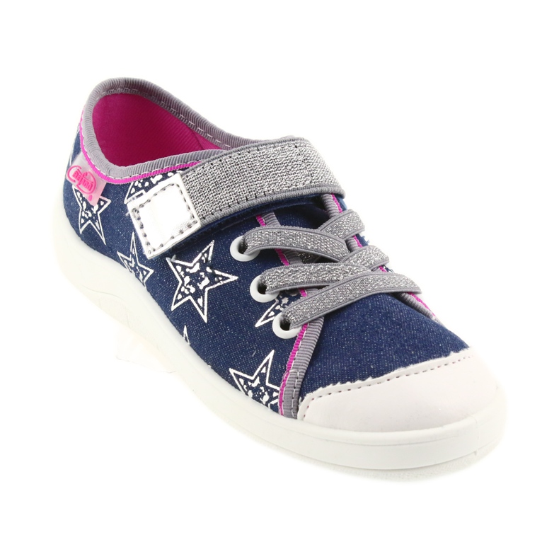 Befado scarpe per bambini pantofole sneakers 251X113 grigio rosa blu navy 2