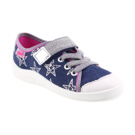 Befado scarpe per bambini pantofole sneakers 251X113 grigio rosa blu navy 1