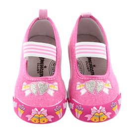 Sneakers da bambino rosa American Club con elastico 29/19 4