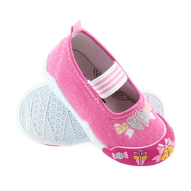Sneakers da bambino rosa American Club con elastico 29/19 3