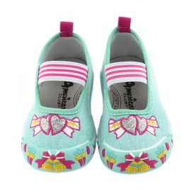 Sneakers da bambino American Club verdi con elastico 21/19 verde 3