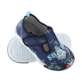 Sneakers da bambino American Club blu navy con velcro 26/19 2