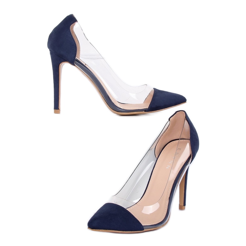 Spille trasparenti blu navy 9003-56 Navy 1