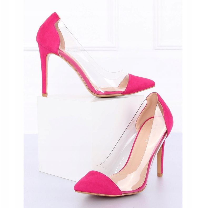 Tacchi trasparenti fucsia 9003-56 Fucsia rosa 1