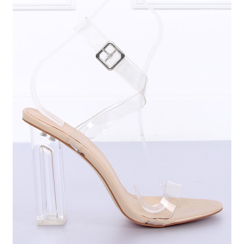 Sandali trasparenti 17-26B Nude beige 1