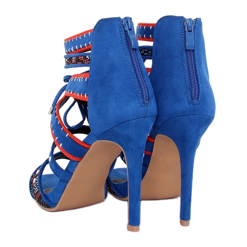 Sandali gladiatore blu MT029 Blu 1