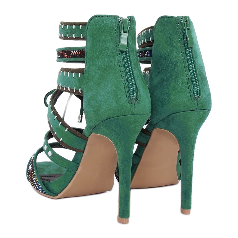 Sandali gladiatore verdi MT029 Green verde 1